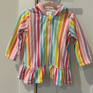 Gerber Multicolor Striped Baby Cover Up